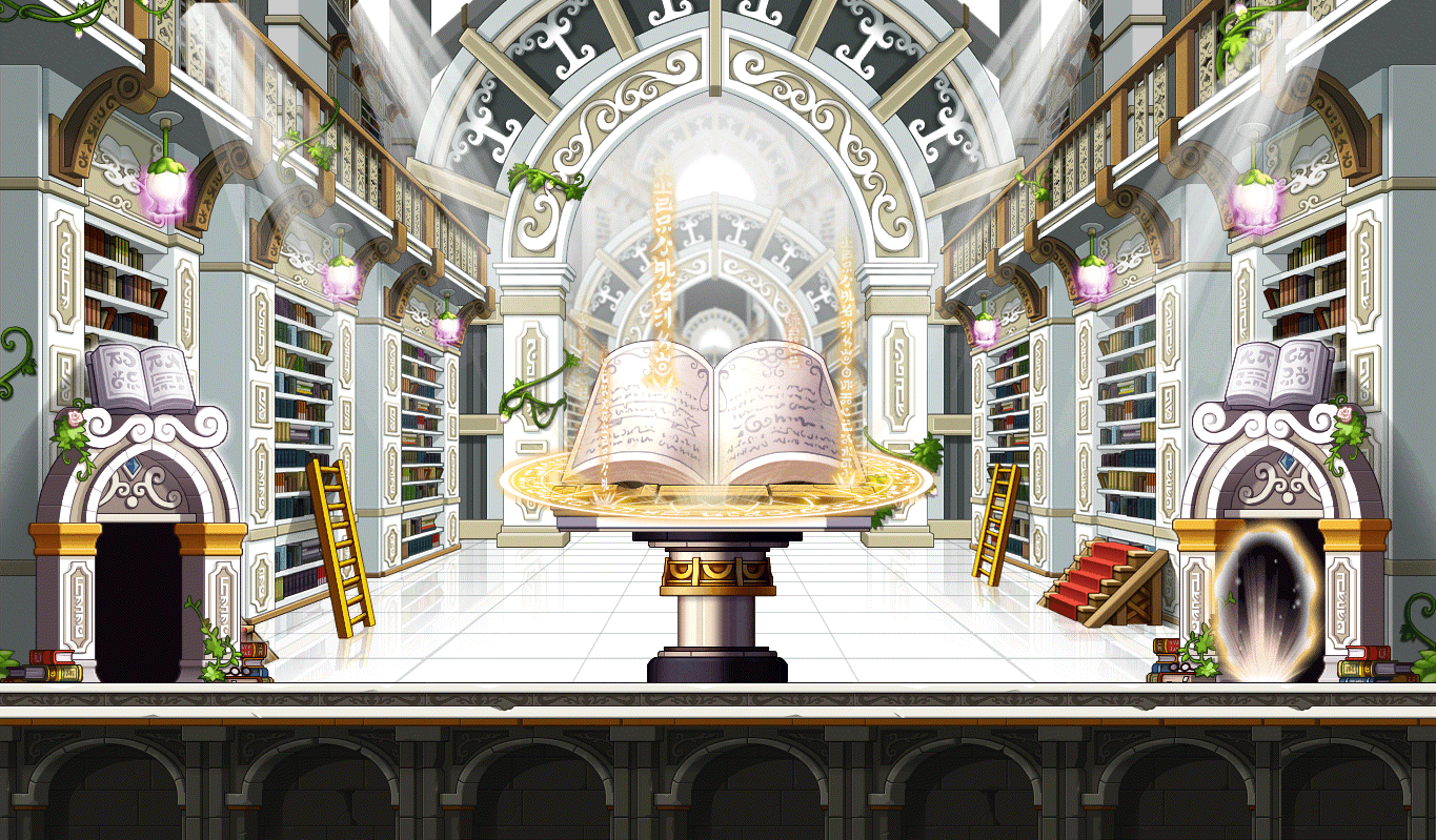 MapleStory Library Background